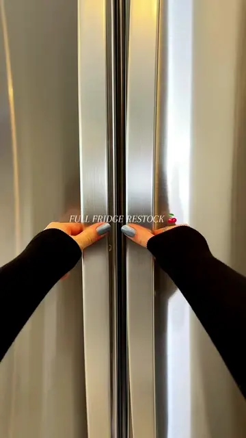 ✨ ASMR Full Fridge Restock 🍏🥛 | Fresh, Chilled & Addictively Satisfying 🎧 — A